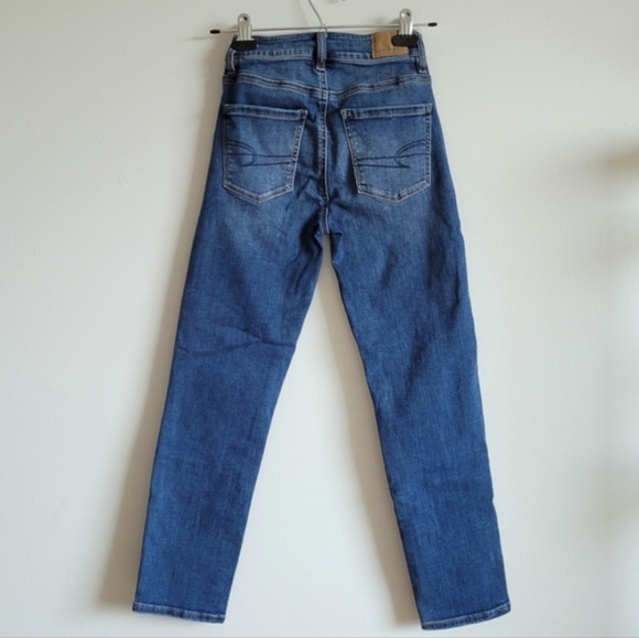❤[3/$35] AE Next Level Slim Straight Jean Cropped Petite Length - Picture 6 of 9